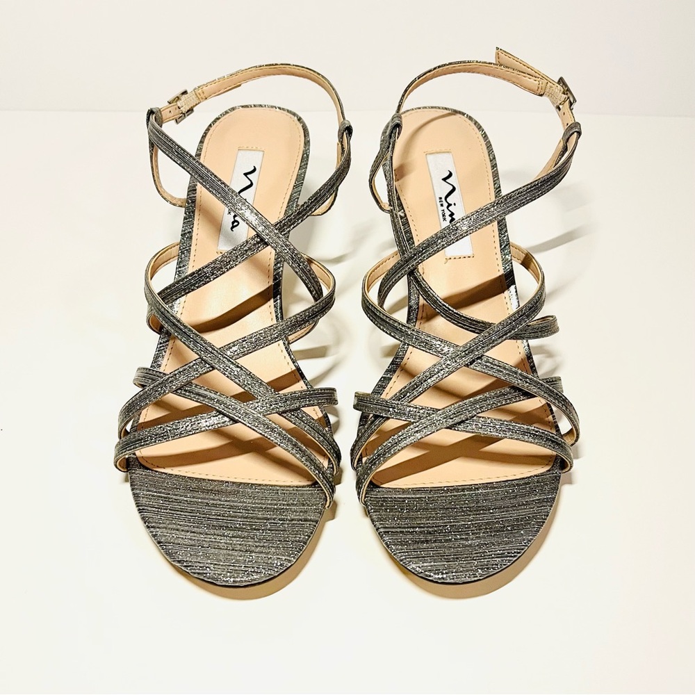 Nina Neptune Strappy Heel, Sz 9.5
